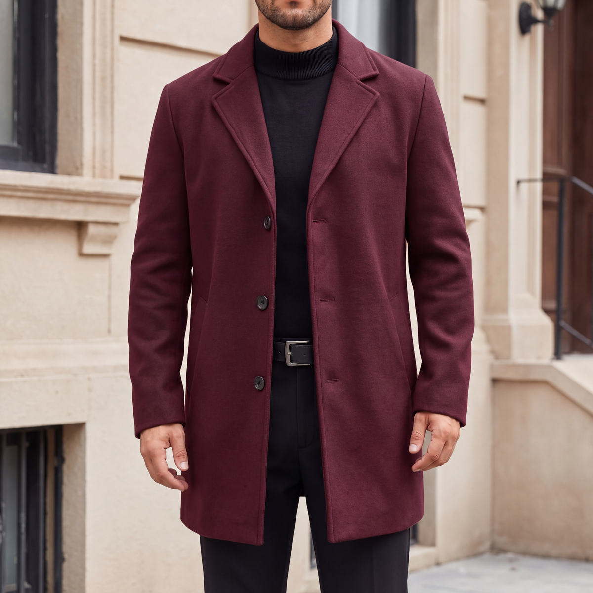 Harlan Lapel Trench Coat