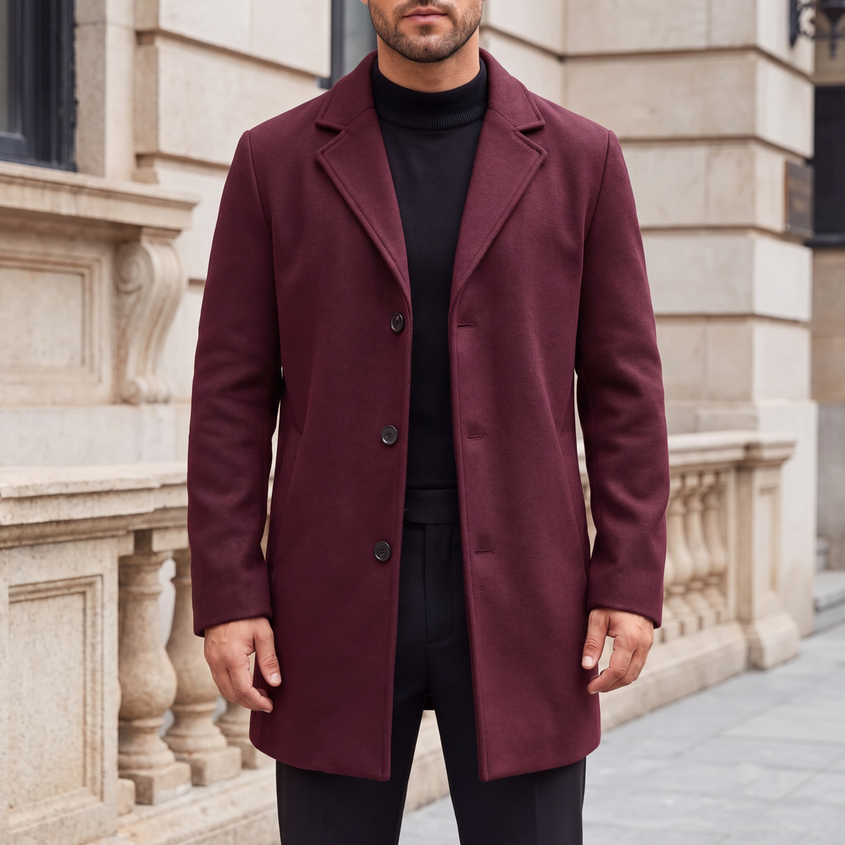 Harlan Lapel Trench Coat