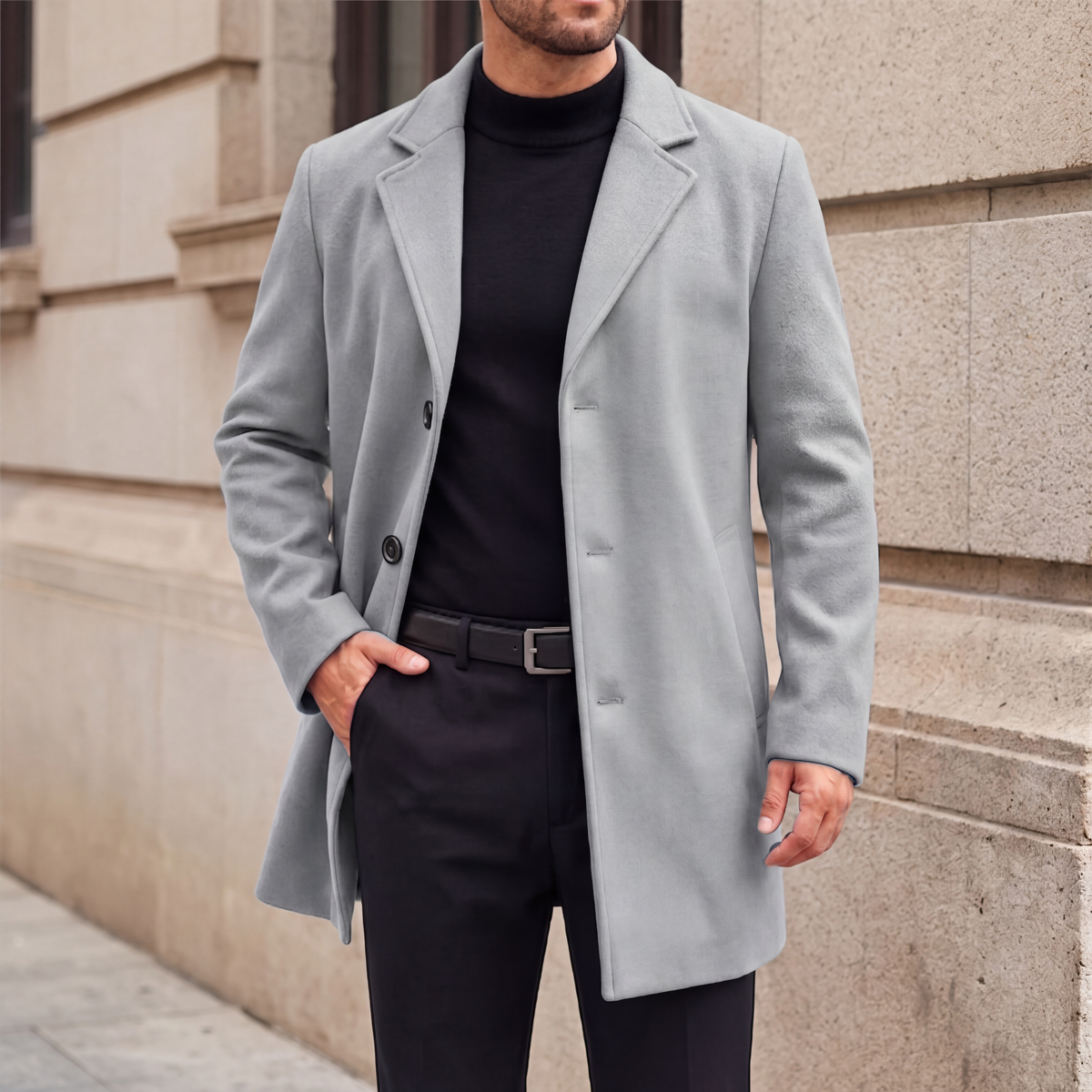 Harlan Lapel Trench Coat