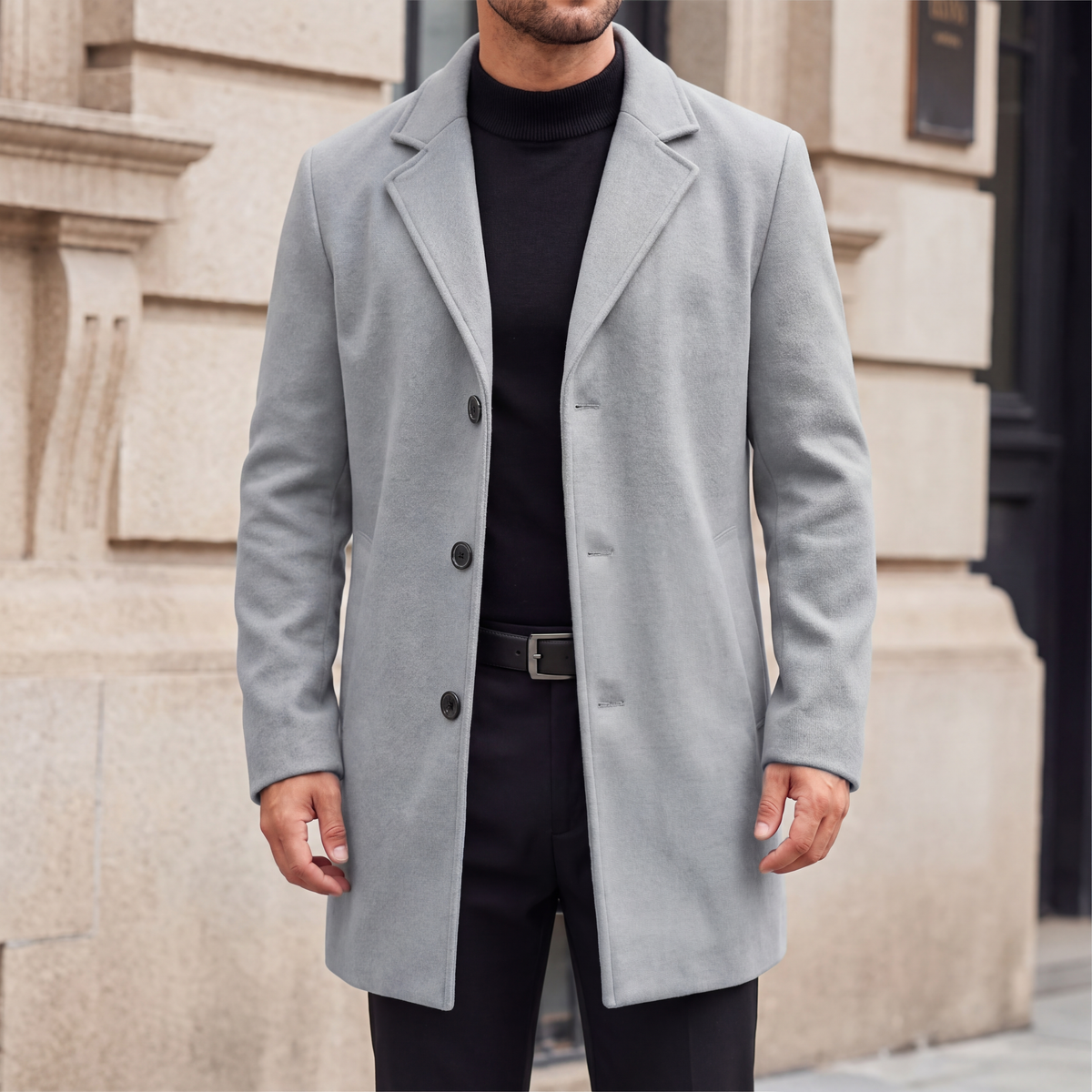 Harlan Lapel Trench Coat