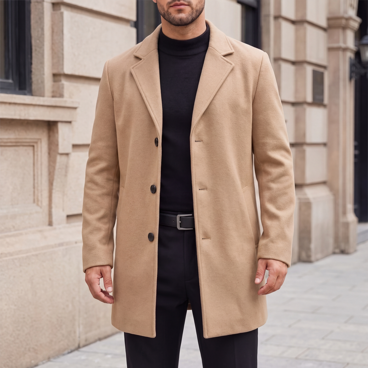 Harlan Lapel Trench Coat