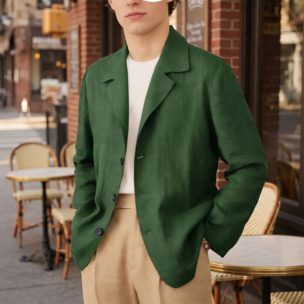 Harrison Linen Blazer
