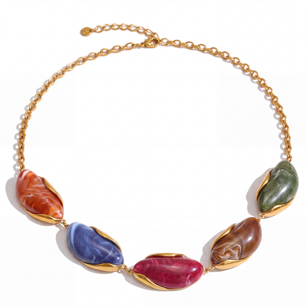 Havana Steel Necklace Jewel Mix — packshot