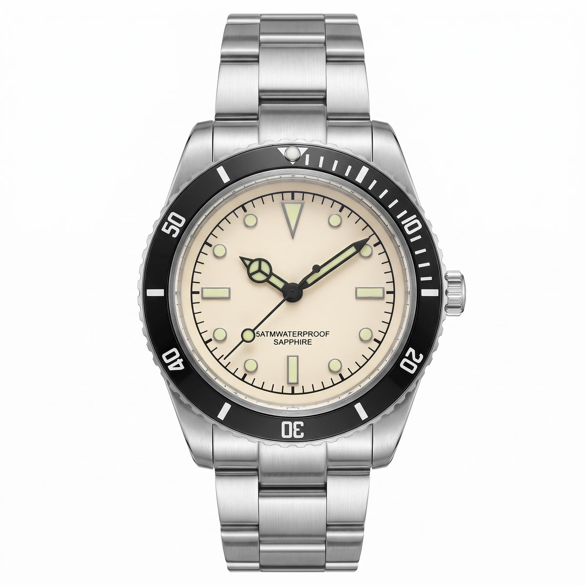Keaton Sapphire Steel Watch