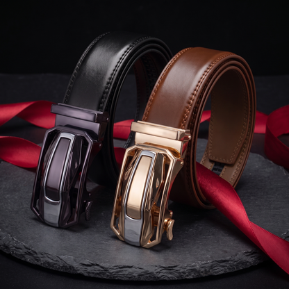 Kendall Leather Auto-Lock Belt Set — mkt5
