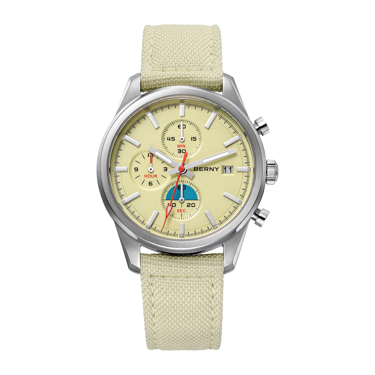 Kestrel Chronograph Sport Watch in Cream