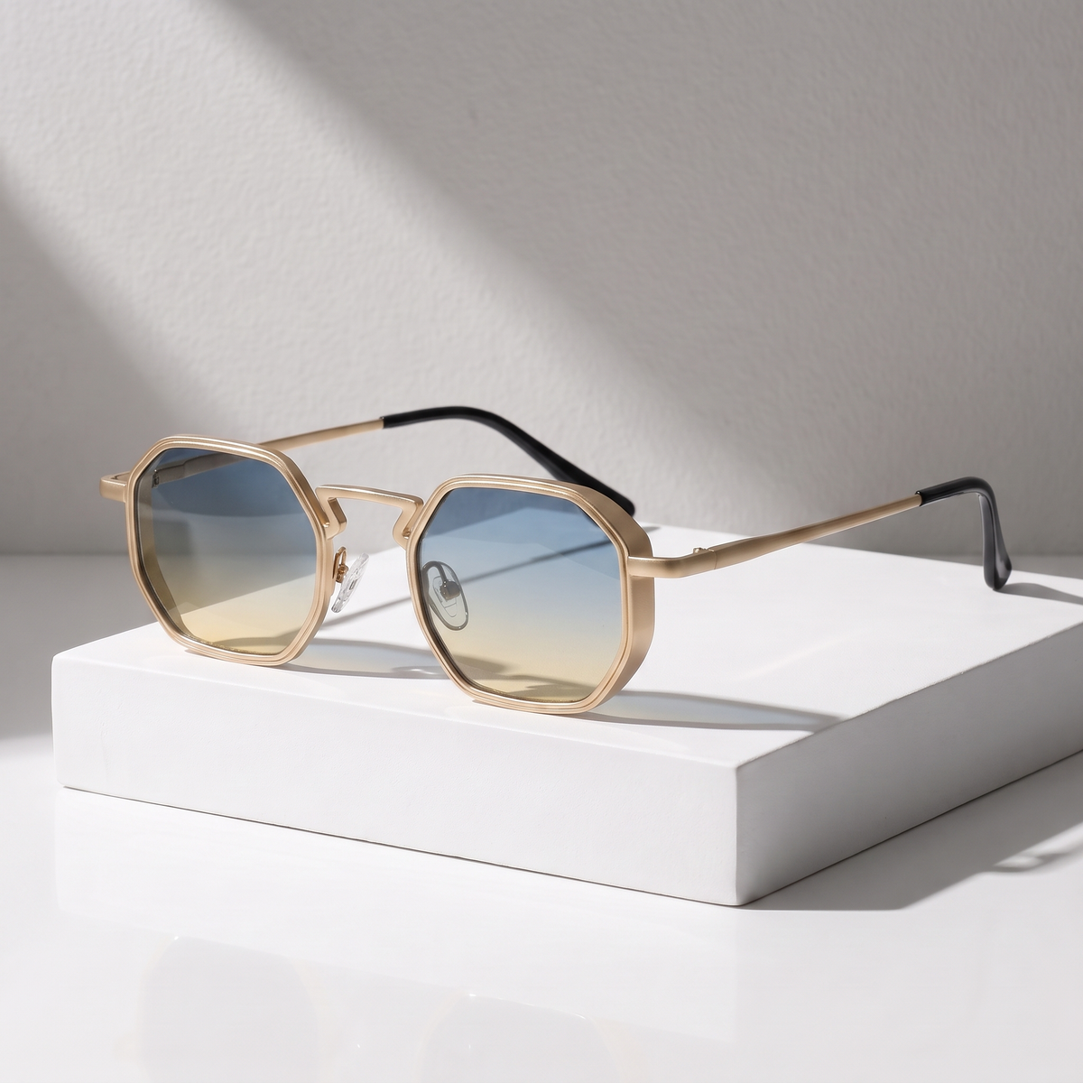 Klein Sunglasses Gold Yellow — studio