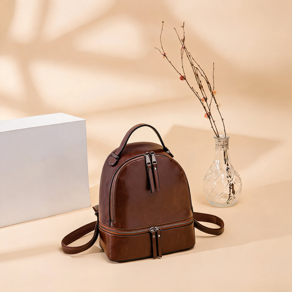 Linden Genuine Leather Backpack