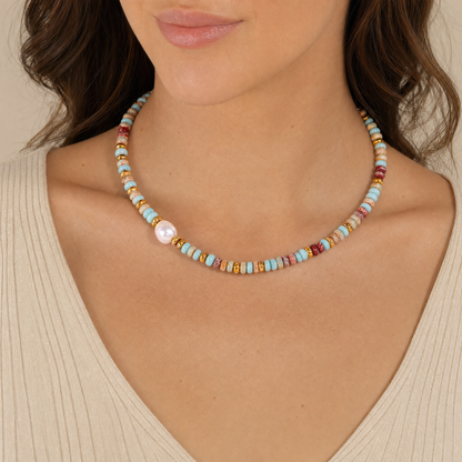 Livia Aqua Terra — on model