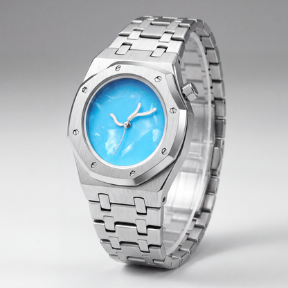 Lucid Steel Watch Sky Blue — studio 1