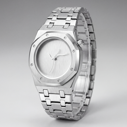 Lucid Steel Watch White — studio 1