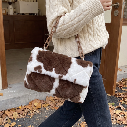 Lulu Plush Shoulder Bag