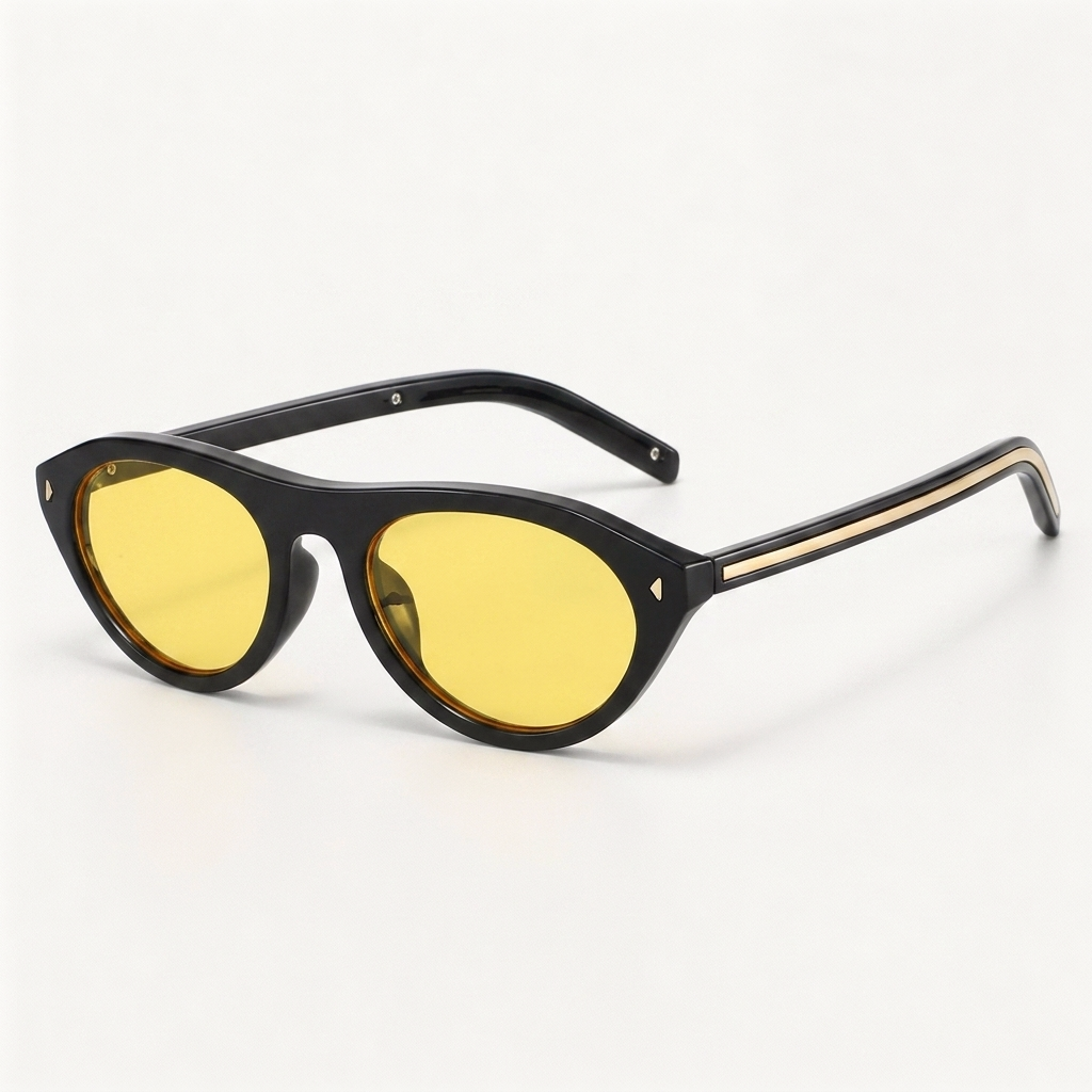 Lyra Black Yellow — angled