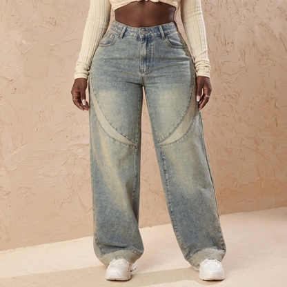 Marisa Curved Seam Jeans