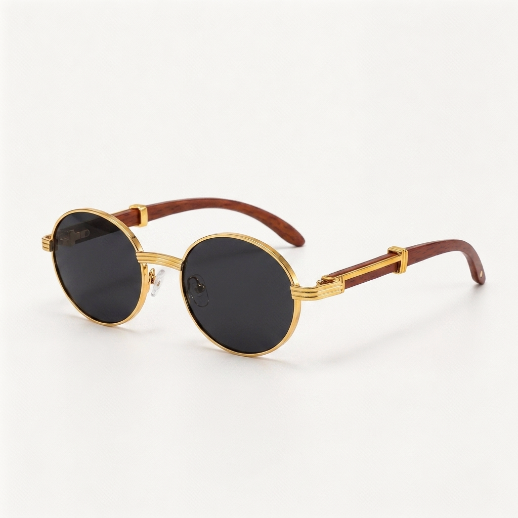 Marlow-Sunglasses Black — angled