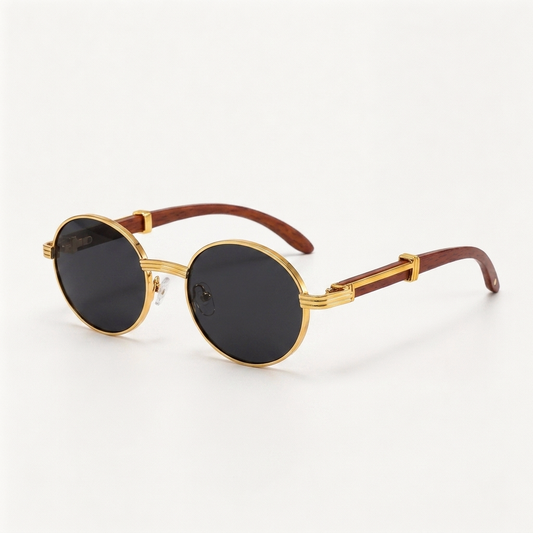 Marlow-Sunglasses Black — angled