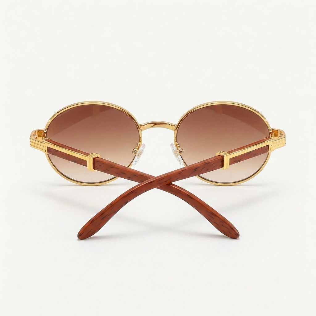 Marlow-Sunglasses Brown — folded