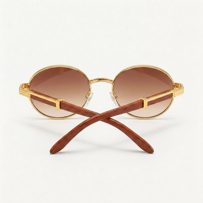 Marlow-Sunglasses Brown — folded