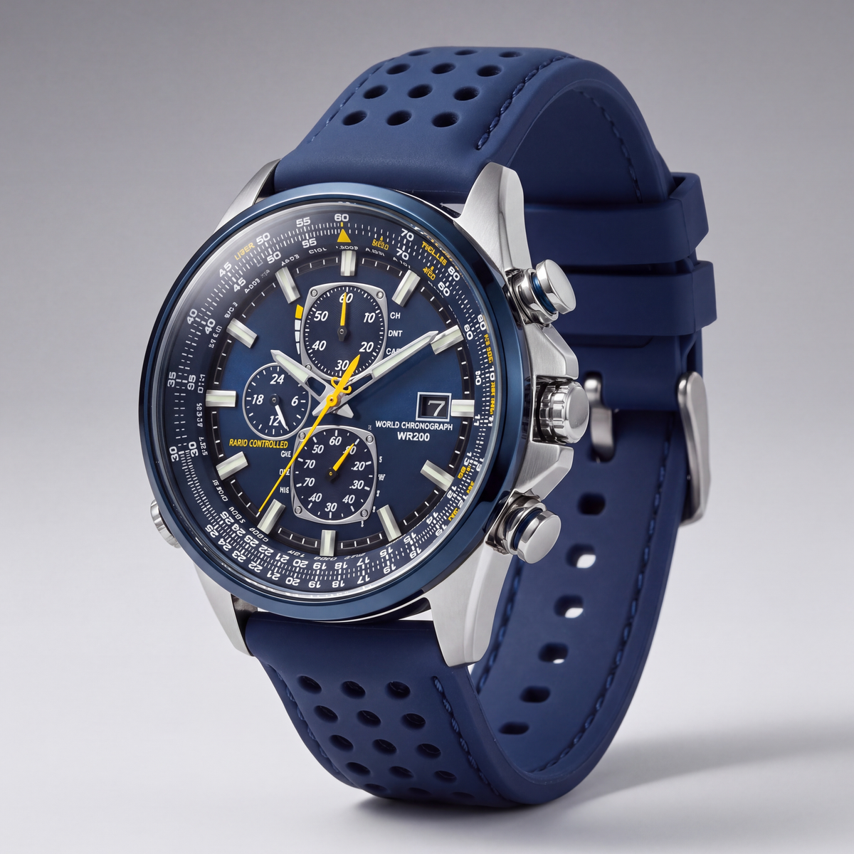 Maverick Steel Watch Blue — studio