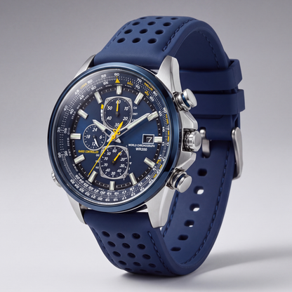 Maverick Steel Watch Blue — studio