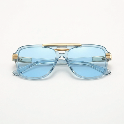 Mercer Crystal Blue — folded
