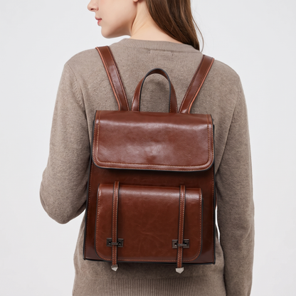 Merritt Genuine Leather Backpack