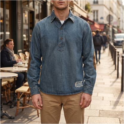 Wyatt Corduroy Denim Shirt