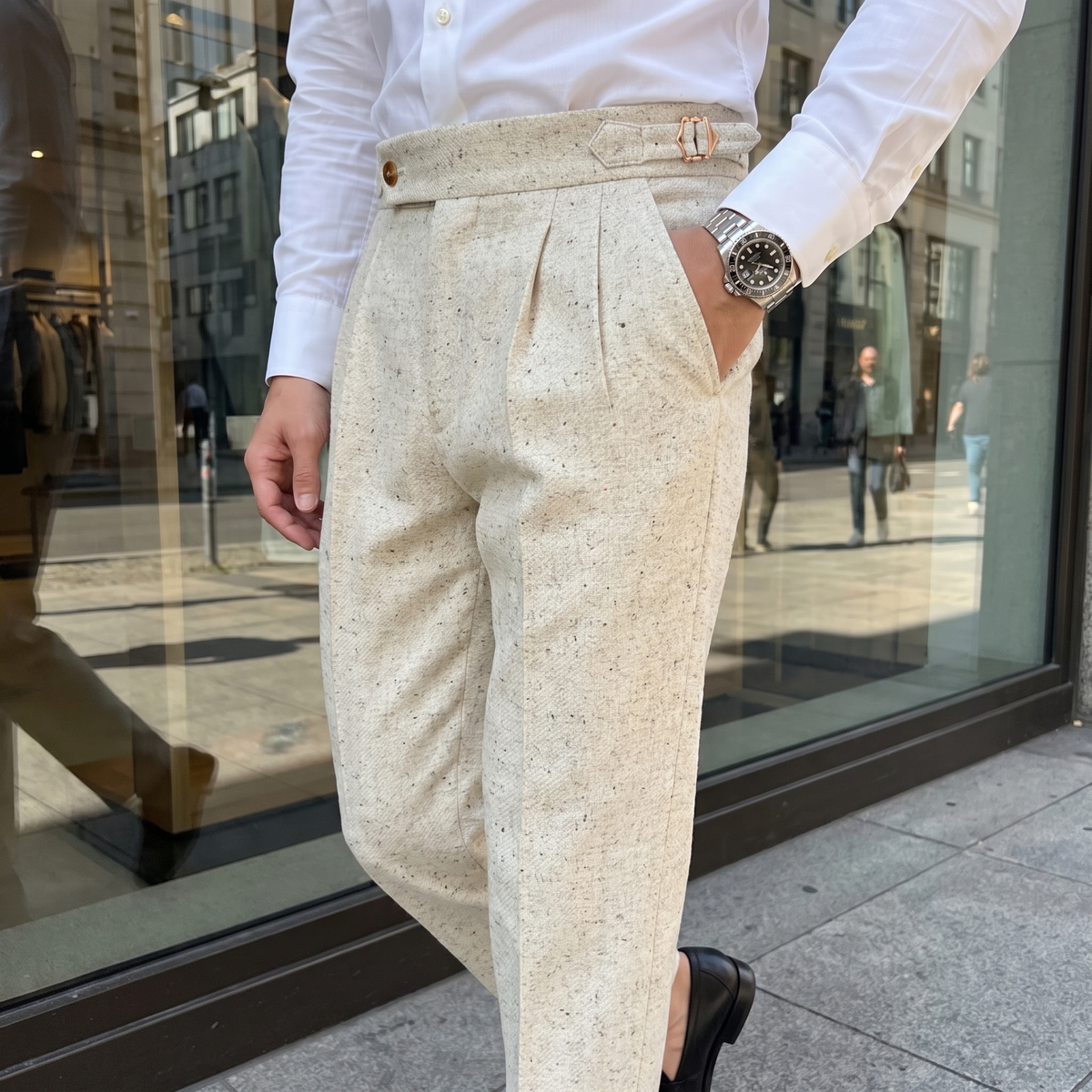 Weston Draped Dress Pants