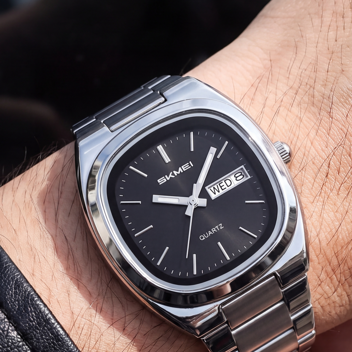 Ashton Cushion Leather Watch