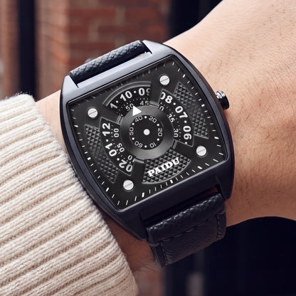 Tate Square Leather Watch