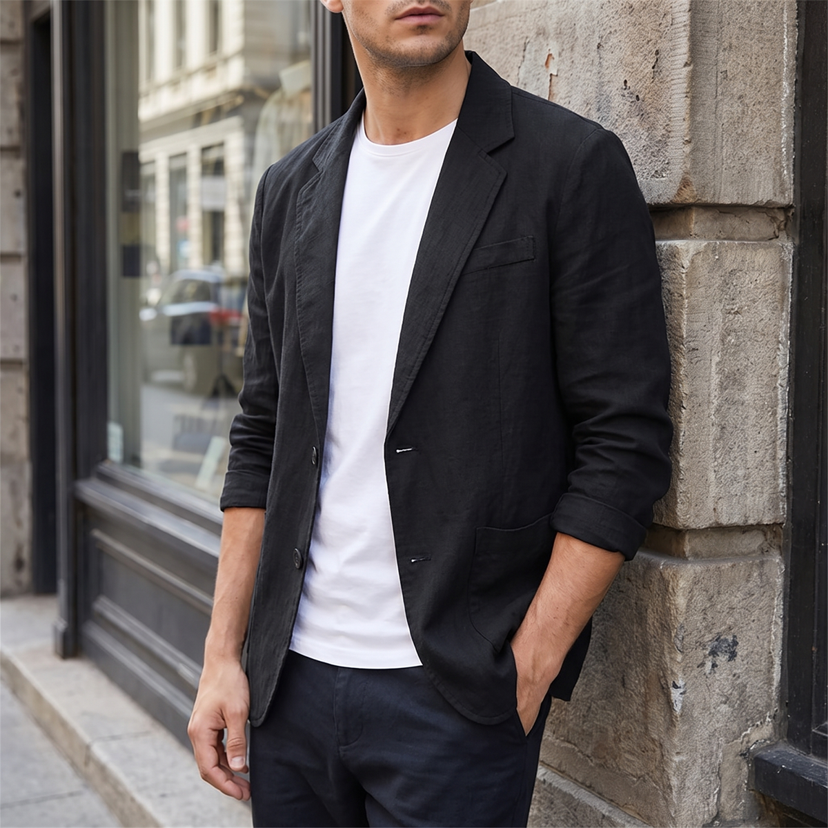 Colton Casual Button Jacket