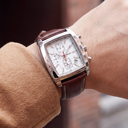 Auden Rectangular Chrono Watch