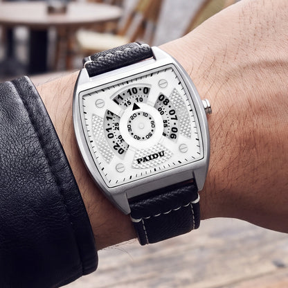 Tate Square Leather Watch