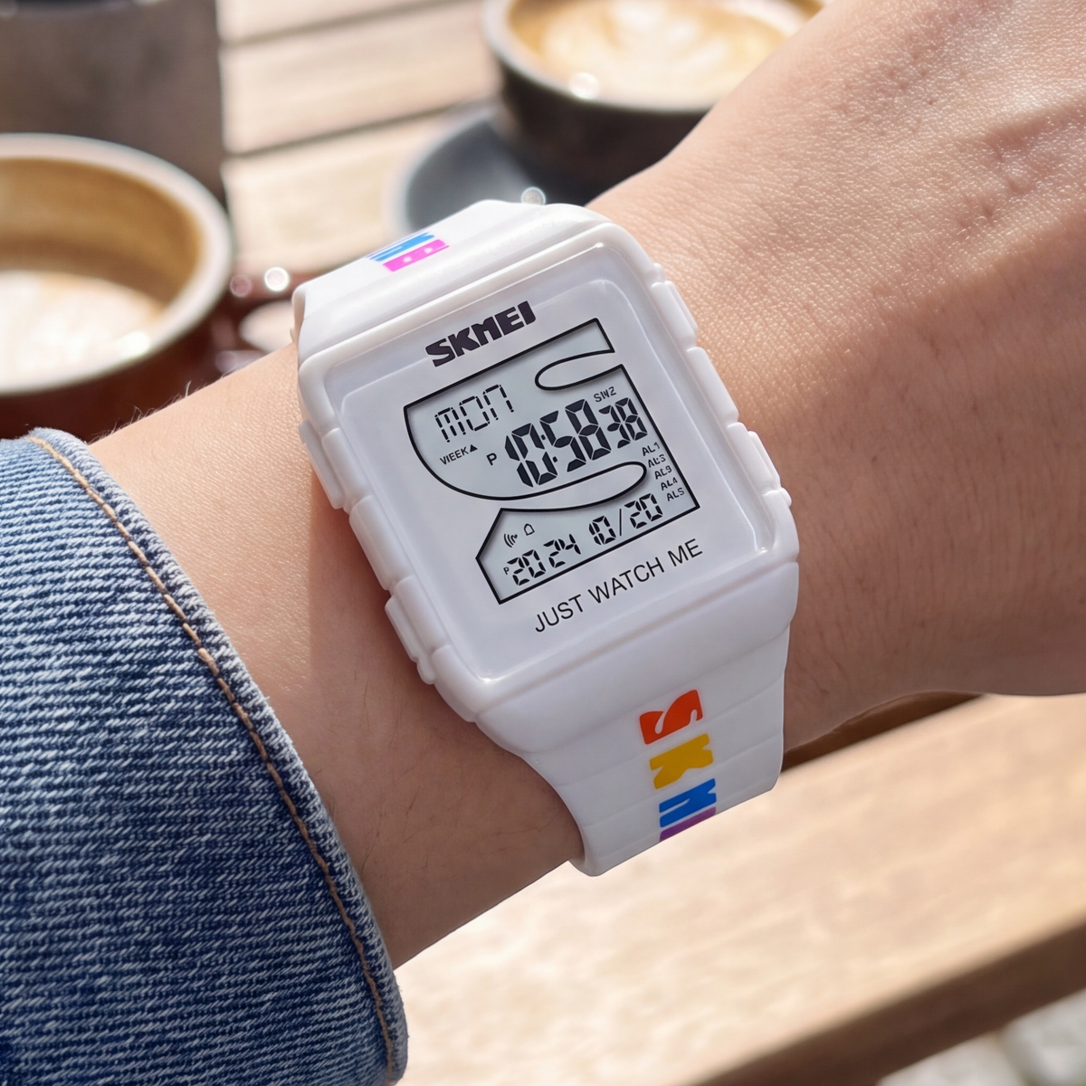 Pixel Square Digital Watch