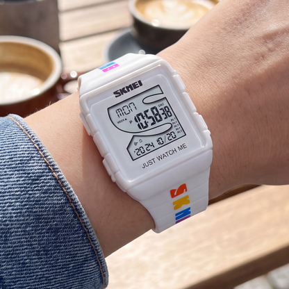 Pixel Square Digital Watch