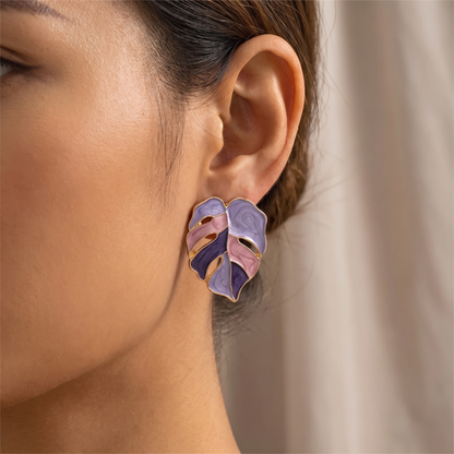 Monstera Purple — on model