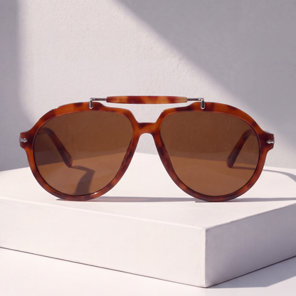Monterey Pilot Sunglasses Amber — front 1
