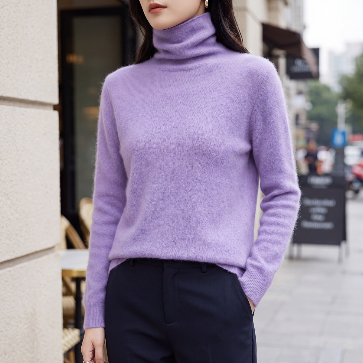 Nell 100% Mink Cashmere Sweater