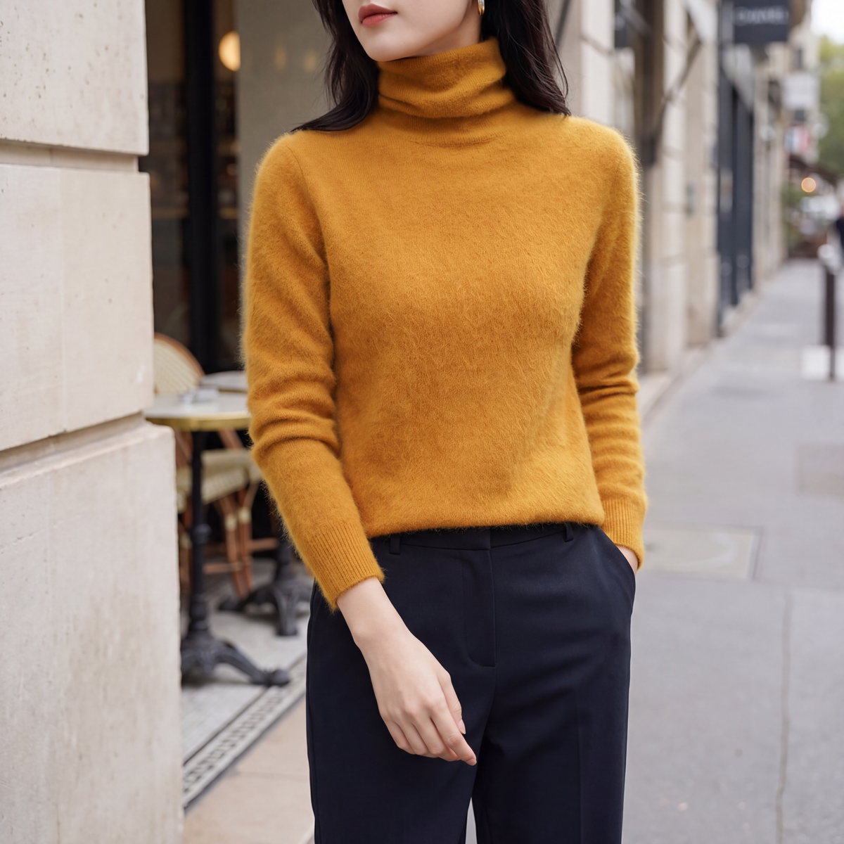 Nell 100% Mink Cashmere Sweater