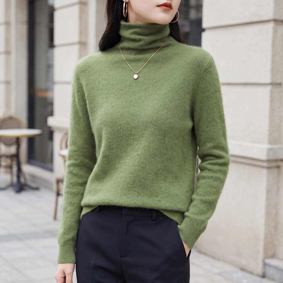 Nell 100% Mink Cashmere Sweater