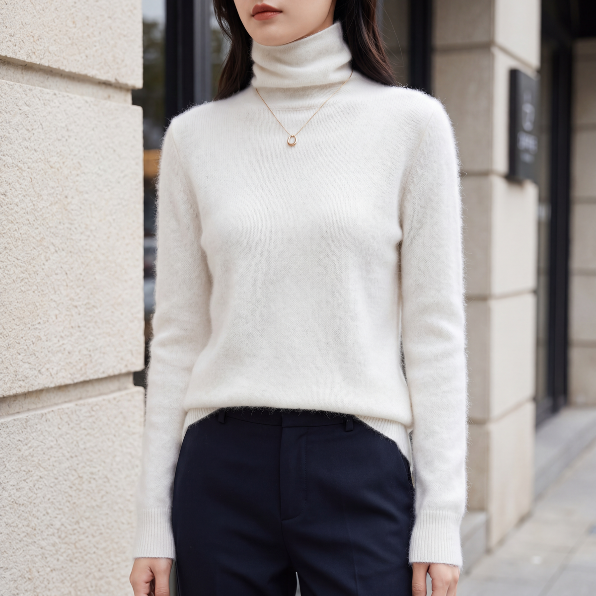 Nell 100% Mink Cashmere Sweater