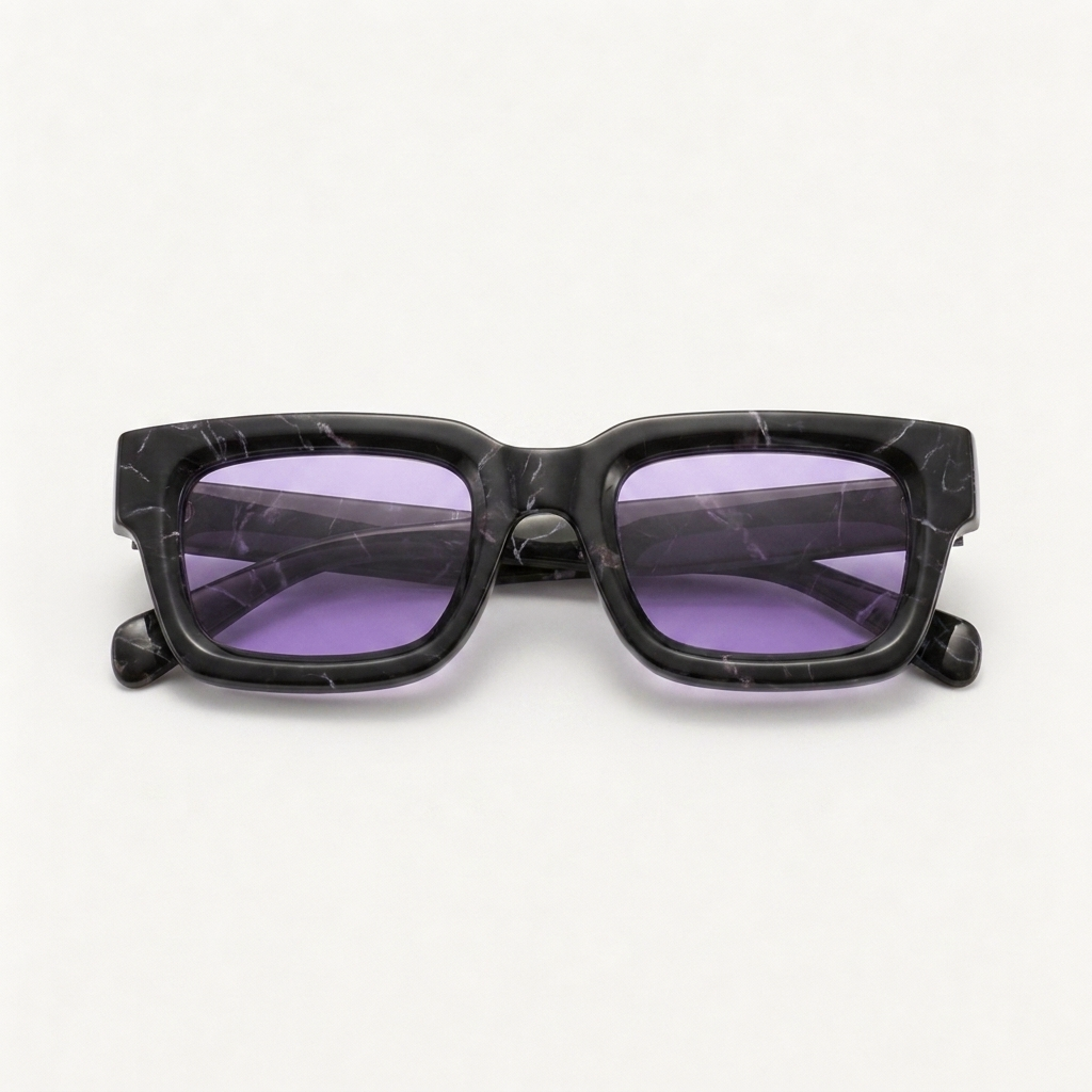 Onyx Purple Marble — folded
