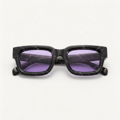 Onyx Purple Marble — folded