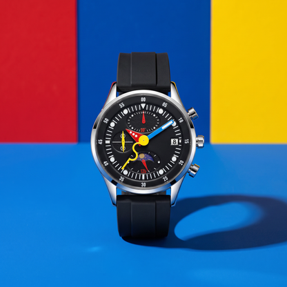 Orbit-Moonphase-Chrono-Watch Black — hero 1