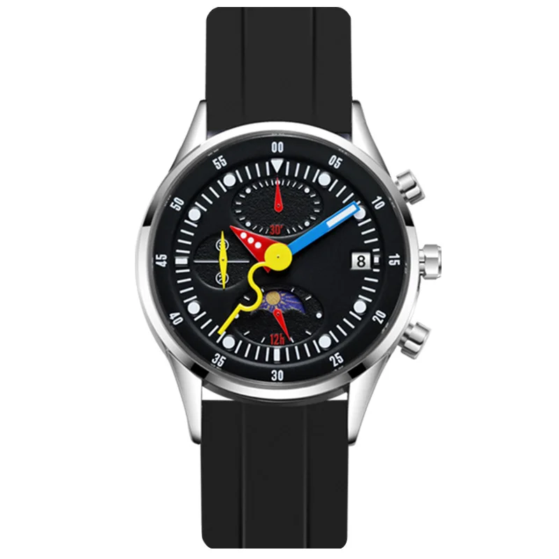 Orbit-Moonphase-Chrono-Watch Black — packshot 1