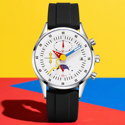 Orbit-Moonphase-Chrono-Watch White — hero 1