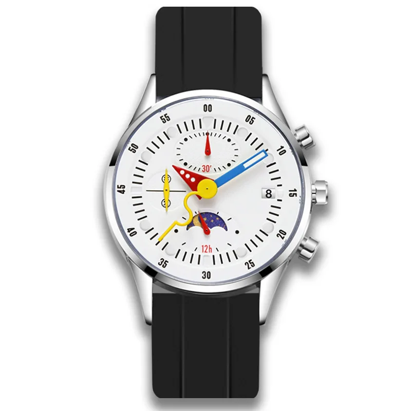 Orbit-Moonphase-Chrono-Watch White — packshot 1