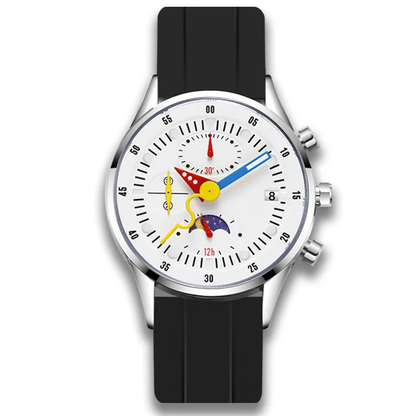 Orbit-Moonphase-Chrono-Watch White — packshot 1