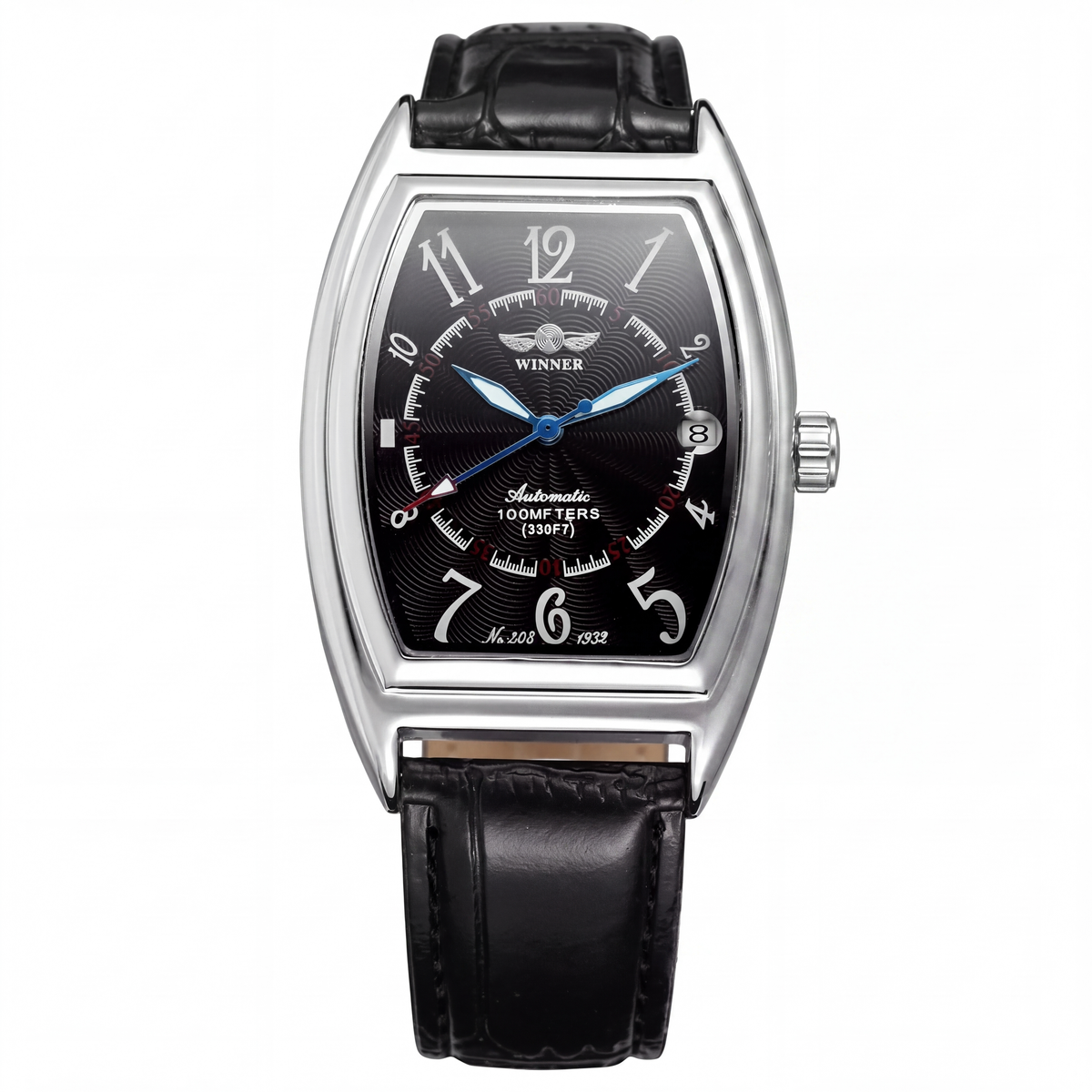 Calder Automatic Leather Watch