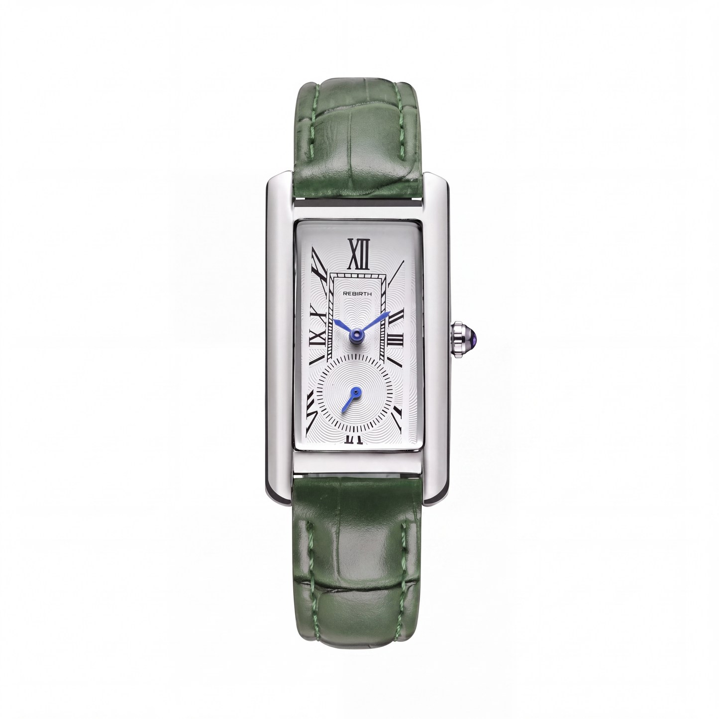 Marlow Rectangular Leather Watch